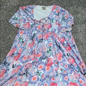 Show me your mumu v neck dress